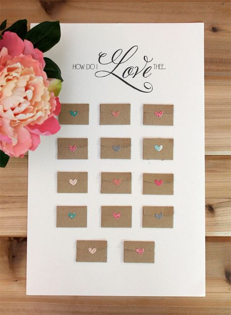 Valentine's Day Advent Calendar Overhead Diy Anniversary Gifts For Him, Romantic Diy, Traditional Anniversary Gifts, Mums Wedding, Relationship Things, Diy Anniversary Gift, Diy Anniversary, Crafting Inspiration, Free Wedding Printables