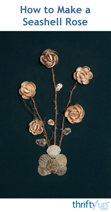 Sea shells are used in many craft projects including the creating of lovely shell flowers. This is a guide about how to make a seashell rose. Seashell Ideas, Shells Crafts, Pista Shell Crafts, Seashell Flowers, Shells Jewelry, Beach Crafts Diy, Shell Ideas, Seashell Projects, Circle Crafts