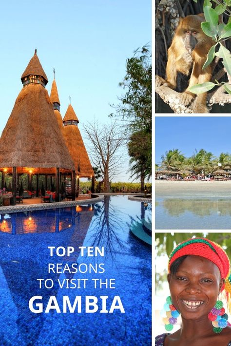 Top 10 reasons to visit The Gambia, the Smiling Coast of Africa - Fleewinter The Gambia Travel, Gambia Travel, Travel Countries, Safari Holiday, 2024 Board, Ocean Resort, Travel Africa, African Travel, Safari Tent