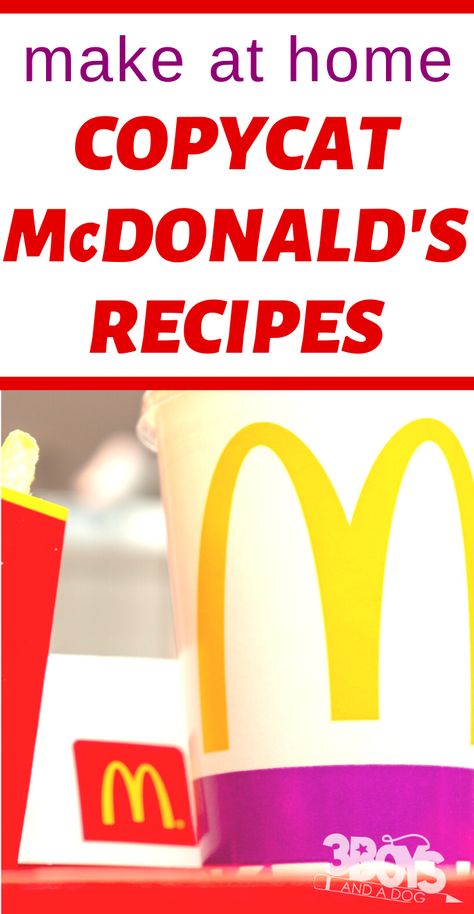 Big And Tasty Mcdonalds, Essen, Copycat Mcdonalds Pancakes, Copycat Milkshake Recipes, Mcdonalds Pancake Recipe, Mcdonald's Pancake Recipe, Snack Wrap Mcdonalds, Mcdonalds Pancakes, Mcdonalds Shakes