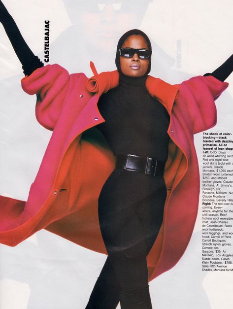 Karen Alexander Vintage Black Fashion, Electra Abundance, Elle Editorial, Karen Alexander, 80s Trends, Vintage Editorials, 80s Glam, Model Behavior, 80s Fashion Trends