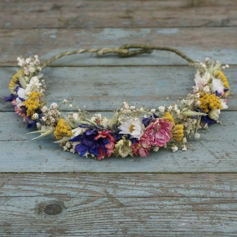 Hair Circlet, Hair Crown, Flower Company, Hippie Flowers, Flower Crown Wedding, Bridesmaid Accessories, Trendy Flowers, Wildflower Wedding, Wedding Crown