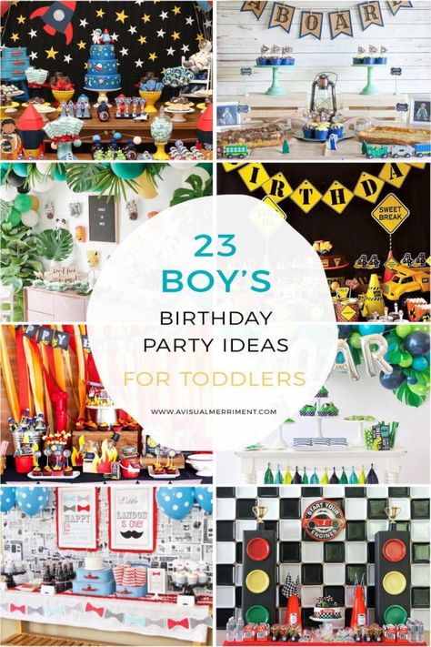 Vintage Train Birthday Party, Boys Birthday Party Ideas, 4th Birthday Party For Boys, Toddler Birthday Themes, 3rd Birthday Party For Boy, 4th Birthday Boys, Toddler Boy Birthday, 5th Birthday Boys, Boys Birthday Party