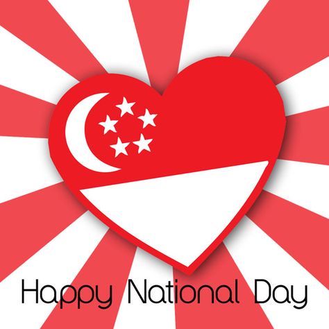 Happy National Day Singapore, National Day Singapore, Happy Birthday Flyer, Singapore National Day, School Board Decoration, Happy National Day, Singapore Photos, My Wish For You, Birthday Flyer