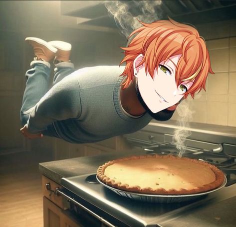 me trying to distract you from the fact that he isnt looking at the pie because i couldnt find a good photo of him and i aint gonna do allat erasing n shi over again🙏🏽 #pjsk #pjsekai #projectsekai #akito #akitoshinonome #akitopjsk #drake #feetstagram #feetcare #mood An X Akito, Akito Pjsk, Akito And Toya Icon Matching, Me N Him, Akito Shinonome Icon, Me And Him, Akito Shinonome, Akito Pfp Pjsekai, Akito Shinonome Kinnie