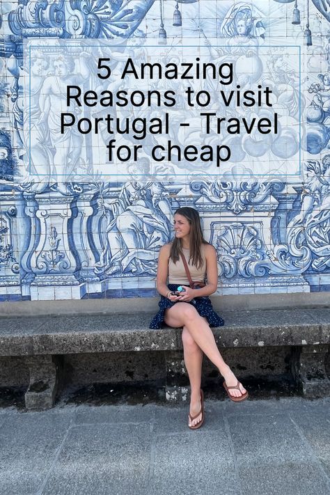 Portugal On A Budget, Places To Visit In Portugal, Cheap Countries To Travel, Cheap Vacation, Packing List For Vacation, Budget Travel Destinations, Visit Portugal, Beautiful Places On Earth, Top Travel Destinations