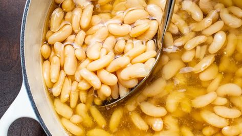 Why Cooking Dried Beans Is Well Worth the Extra Effort | Cook's Country White Bean Recipes, Country Dinner, White Bean Dip, Cooking Dried Beans, Budget Cooking, Simple Food, Roasted Meat, Cooking On A Budget, Americas Test Kitchen