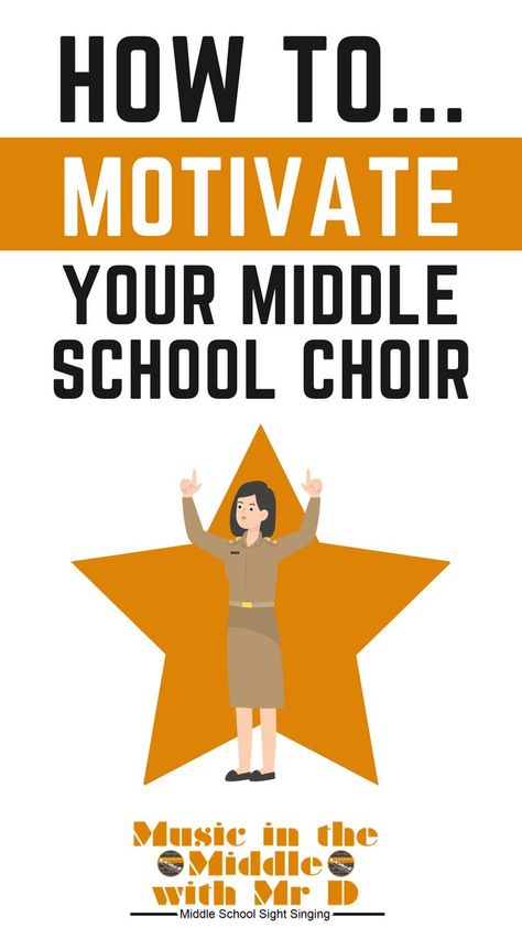 Motivating middle schoolers is no joke! Find out how I motivated my middle school choir when they didn't want to sing in my blog post. 😄 How To Motivate Students, Choir Quotes, Middle School Music Classroom, Teaching Choir, Choir Classroom, Music Teacher Ideas, Middle School Choir, Choir Room, Choir Teacher