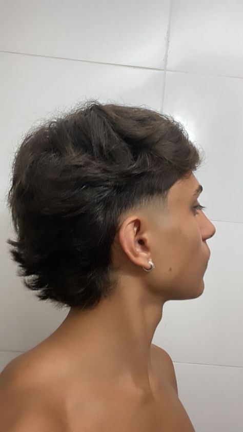 Taper Mullet Fade, Short Mullet Fade, Mullet Hair Hombre, Tapered Mullet Men, Mullet Fade Haircut, Mullet Taper, Taper Fade Mullet, Corte Mullet, Mens Haircuts Thick Hair