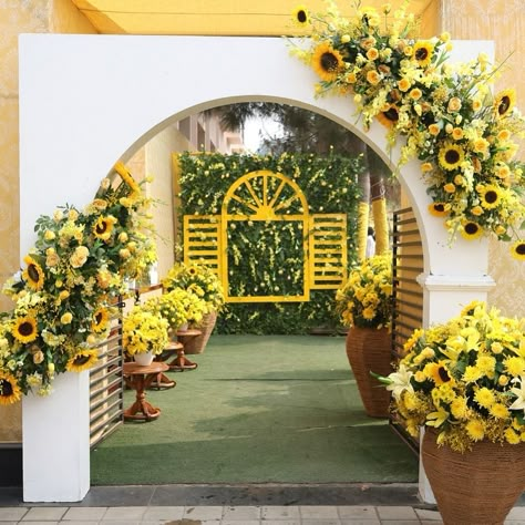 Areion Events (@areionevents) • Instagram photos and videos Haldi Entry, Haldi Gate Decor, Haldi Entrance Decor, Haldi Entrance Board, Haldi Entry Gate Decor, Furniture Details Design, Wedding Entrance, Wedding Planning Services, Wedding Decor Inspiration