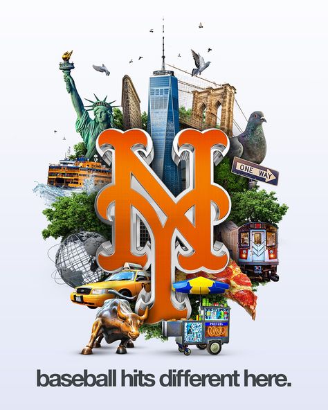 Mets 2023-2024 Graphics :: Behance Vintage Sports Graphics, Thanksgiving Graphics, Football Graphics, Advertising Logo, Sport Poster Design, Sports Graphics, Sports Graphic Design, Design Grafico, Football Design