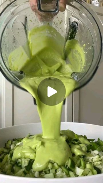 Green Godesses Salad Recipe, Green Goddess Salad Dressing, Green Goddess Salad, Goddess Salad, Small Cabbage, Goddess Dressing, Green Goddess Dressing, Persian Cucumber, The Mediterranean Diet