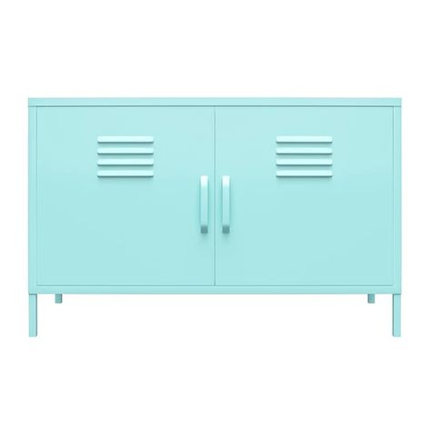 Tropical Homes, Storage Lockers, Door Metal, Accent Storage Cabinet, Accent Storage, Metal Lockers, Metal Cabinet, Low Cabinet, Living Room Collections