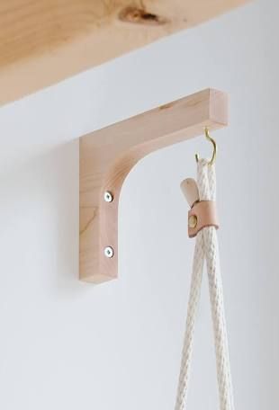 Plant Hanger Bracket, Plant Pot Holder, Wooden Wall Hooks, Wooden Brackets, Hanging Plant Holder, Into The Wood, Wood Studs, घर की सजावट, Into The Woods