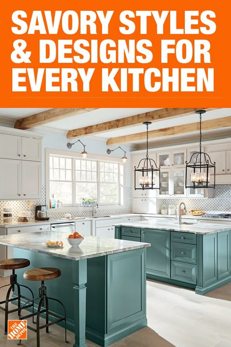 The Home Depot has everything you need for your home improvement projects. Click to learn more and shop available lighting solutions. Farmhouse Kitchen Design, Casa Container, Kitchen Cabinet Colors, Kitchen Lighting Fixtures, Kitchen Redo, Kitchen Themes, Updated Kitchen, Kitchen Remodel Idea, Kitchen Makeover