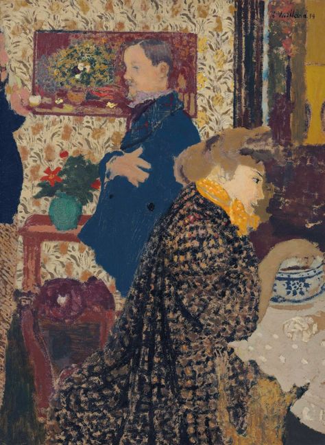 Vuillard Paintings, Eduardo Vuillard, Maurice Denis, Parisian Art, Edouard Vuillard, Pierre Bonnard, Parisian Life, Post Impressionism, The Dining Room