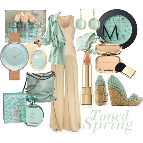 Casual Toned Spring by prettyyourworld on Polyvore featuring IKI, Donna Karan, maurices, Naughty Monkey, Ina Kent, Astley Clarke, Skagen, Monet, Dolce&Gabbana and MAKE UP STORE Light Spring Palette, Toned Spring, Warm Spring Outfits, Light Spring Color Palette, Soft Autumn Color Palette, Light Spring Colors, True Spring, Soft Spring, Spring Palette