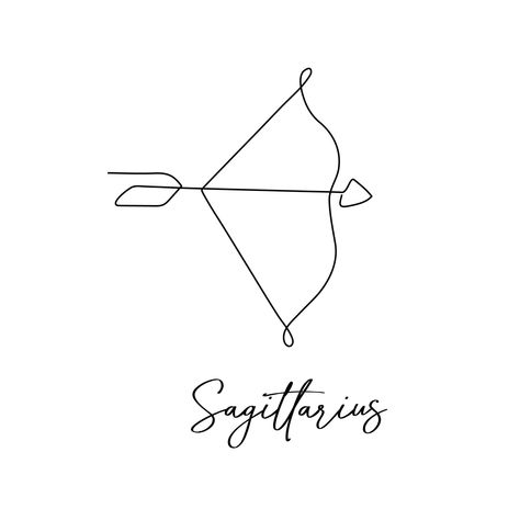 Sagittarius Drawing, Zodiac Sagittarius Art, December Zodiac Sign, Sagittarius Symbol, Sagittarius Art, Sagittarius Horoscope, Zodiac Sign Sagittarius, Sagittarius Tattoo, Line Art Style