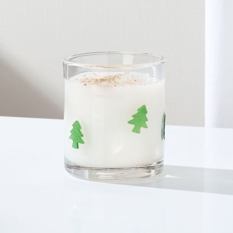 Double Old-Fashioned Christmas Tree Glass + Reviews | Crate & Barrel Crate And Barrel Christmas, Poinsettia Cocktail, Modern Drinking Glasses, Dark Liquor, Holiday Glassware, Old Fashion Christmas Tree, Mulled Apple Cider, Spiked Eggnog, Christmas Rocks