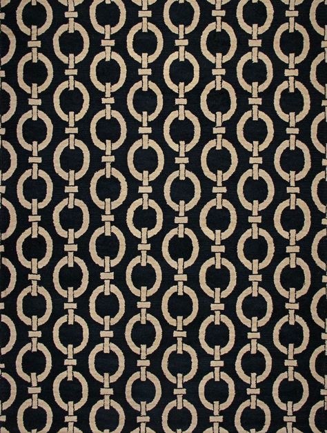 My Chain Link Rug - Emily A. Clark Outdoor Rugs Cheap, Best Area Rugs, Coastal Accessories, Modern Wool Rugs, Geometric Pattern Art, Textile Pattern Design, Navy Rug, Cheap Furniture, Print Trends