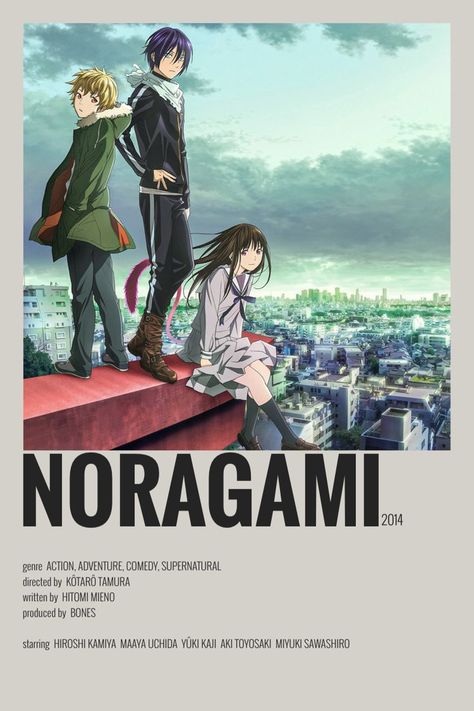 noragami minimalist/alternative anime poster Anime Movie Poster, Noragami Bishamon, Noragami Manga, Noragami Anime, Anime Suggestions, Film Posters Minimalist, Animes To Watch, Poster Anime, Anime Printables