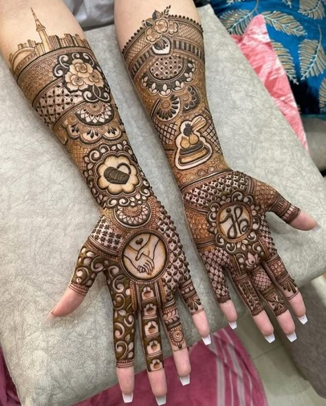 Engagement Mehndi Designs Back, Mehndi Designs Engagement, Ring Mehndi Design, Mehndi Eid, Full Hand Henna, Latest Mehndi Designs Wedding, Engagement Mehendi, Stylish Mehndi Design, Ramadan Henna