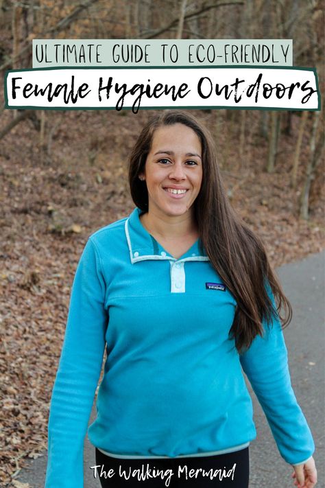 Learn how to stay clean outdoors with this detailed guide on eco-friendly female hygiene. Sharing hygiene tips for women that will help them stay clean and healthy when camping, hiking, backpacking, and on other outdoor adventures. via @walkingmermaid Outdoorsy Women, Healthy Female, Female Hygiene, Hygiene Tips, Camping Guide, Thru Hiking, Hiking Backpacking, Go Camping, Outdoors Adventure