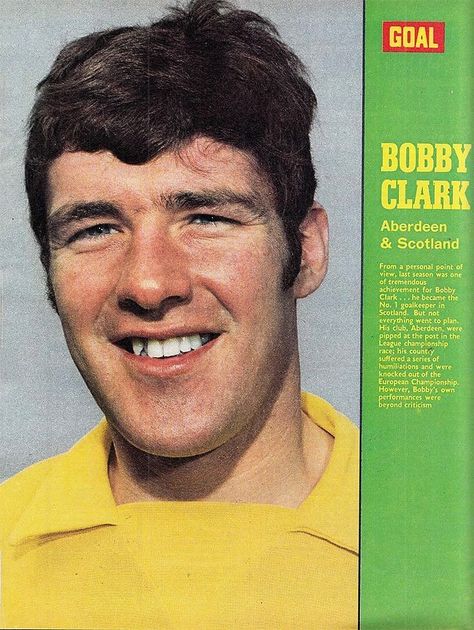 Bobby Clark, Aberdeen Scotland, European Championships, Aberdeen, Scotland, Soccer, Football, Baseball Cards, American Football