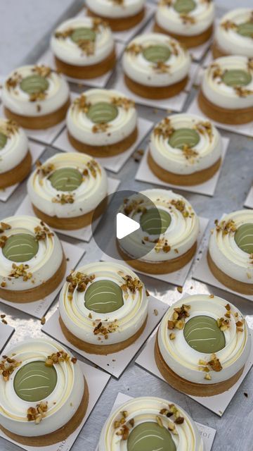 JORNO Bakery on Instagram: "Pistachio tartlets  . . . . . .  #tartlets #pistacchio #pistachio #desserts #bakingfromscratch #bakinglove #konditor #patisserie #jornobakery #reelsexplore #reelsviral #reelslovers #trendingreels #parkadamit_ii" Pistachio Desserts, Pavlova, Pistachio, Pastry, Chef, Baking, On Instagram, Quick Saves, Instagram