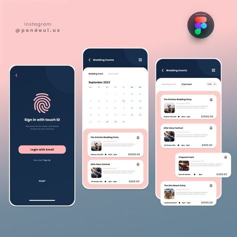 Todo List Web Design, List Ui Design Mobile, Card Ui Design Mobile, Calendar Ui Design, List Ui Design, Sns Template, Todo App, App Template Design, List Ui