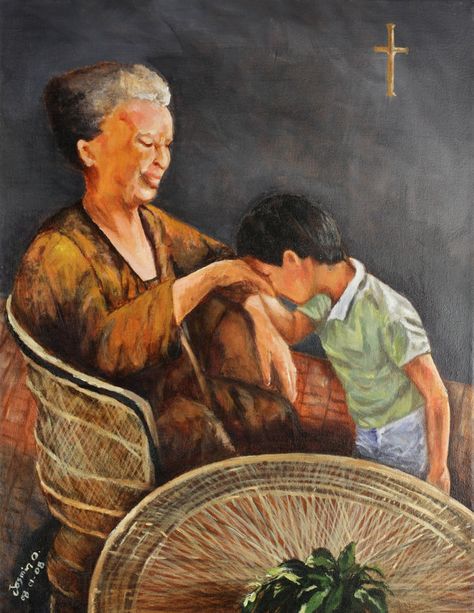 Mano Po Respect Pictures, Philippine Traditions, Philippine Mythology, Filipino Fashion, Seni Pastel, Filipino Art, Showing Respect, Philippine Art, Philippines Culture