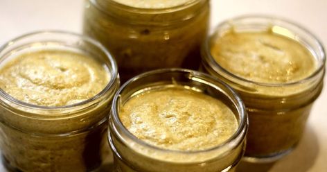 Spicy Brown Mustard Brown Mustard Recipe, Sweet Pickle Relish, Plastic Knife, Homemade Mustard, Well Cover, Yellow Mustard Seeds, Mustard Recipe, Spicy Mustard, Spicy Brown Mustard