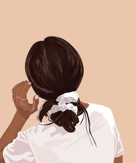 Nice Cover Photo, Instagram Hilight, Art Profile, Digital Portrait Illustration, Hair Illustration, Illustration Art Girl, Instagram Family, Woman Illustration, Girly Art Illustrations