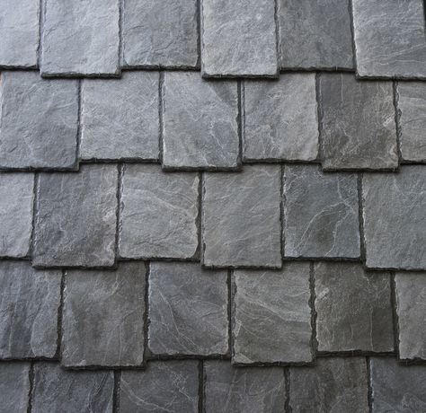 Silver Mist Tile roofing made to look like slate! Slate Roof Shingles, Synthetic Slate Roofing, Cladding Ideas, Slate Shingles, Slate Roof Tiles, Shingle Colors, Mansard Roof, Old Stone Houses, Architectural Shingles