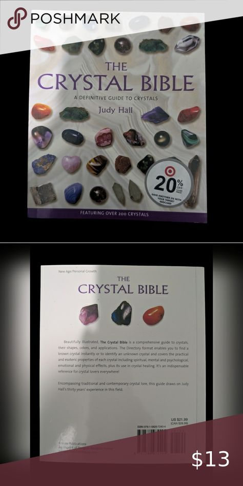 The Crystal Bible book. Different Types Of Crystals, Crystal Book, Bible Book, Types Of Crystals, Guided Drawing, Books Of The Bible, Different Types, Crystal Healing, Bible