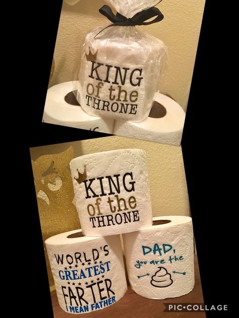 Funny Father’s Day Toilet Paper Gift Decor, Holiday #fathersday #giftideas #fathersdaygifts #fathersdaycrafts. https://whispers-in-the-wind.com/fathers-day-2024-unique-gift-ideas-to-say-thanks-dad/?-176 Toilet Paper Gift, Kids Fathers Day Gifts, Homemade Fathers Day Gifts, Diy Gifts For Dad, Diy Birthday Gifts For Friends, Father's Day Diy, Fathers Day Crafts, Dad Gifts, Dad Birthday Gift