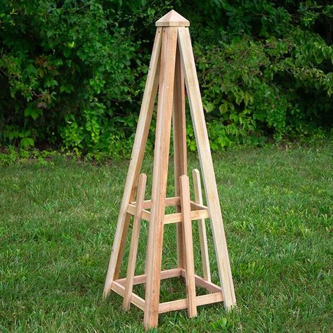 Pyramid Trellis, Wooden Obelisk, Cedar Trellis, Obelisk Trellis, Trellis System, Tomato Trellis, Garden Obelisk, Diy Trellis, Root System