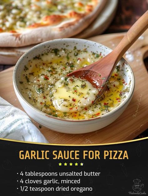 Garlic Butter Pizza Sauce, Garlic Butter For Pizza, Garlic Butter Sauce For Pizza, Garlic Sauce Pizza, Sweet Pizza Sauce Recipe, Bbq Pizza Recipes, Sweet Pizza Sauce, Garlic Pizza Sauce, Garlic Sauce For Pizza