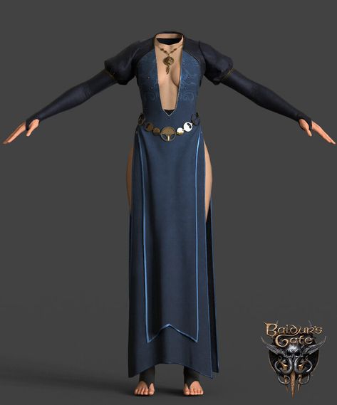 ArtStation - Baldurs Gate 3 | Misora Dress, Artem Gansior Baldurs Gate 3 Oc, Baldurs Gate 3 Character Creation, Bg3 Cosplay, Bg3 Mods, Concept Outfits, Cosplay Reference, Oc Drawing, Cosplay Inspo, Jacket Outfit Women