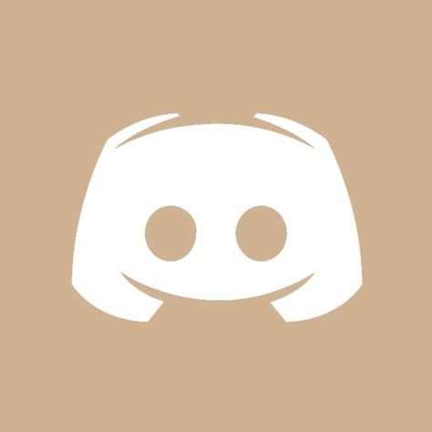 Beige Discord Icon, Discord Icon Aesthetic Logo, Brown Discord Icon, Beige Icons For Apps, Beige Icons Aesthetic, Discord App Icon, Discord Icon, Icon Photos, Beige Icons