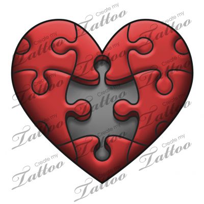 905056c1ac1dad141560467e0a99e1cf Puzzle Tattoo, Puzzle Piece Tattoo, Puzzle Tattoos, Tattoo Heart, Pieces Tattoo, Heart Puzzle, Heart Tattoo Designs, Heart Drawing, Tattoo Art Drawings