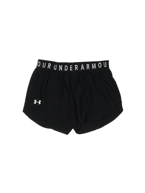 Under Armour Athletic Shorts Size: Small Activewear - used. No Fabric Content | Under Armour Athletic Shorts: Black Activewear - Size Small Under Armour Shorts Women, Black Athletic Shorts, Under Armour Shorts, Black Activewear, Leather Shorts, Under Armour Women, Shorts Black, Athletic Shorts, Black Faux Leather