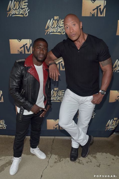 Dwayne Johnson at the MTV Movie Awards 2016 | POPSUGAR Celebrity Photo 2 Kevin Hart Funny, Movie Duos, Famous Duos, Best Instagram Photos, Rock Johnson, The Rock Dwayne Johnson, Mtv Movie Awards, Dwayne The Rock, Kevin Hart