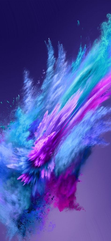 A splash of blue and purple by @Hk3ToN on Twitter Abstract 4k Wallpaper, Mkbhd Wallpapers, 480x800 Wallpaper, Top Wallpaper, 4k Phone Wallpapers, Huawei Wallpapers, Xiaomi Wallpapers, Cellphone Background, Most Beautiful Wallpaper