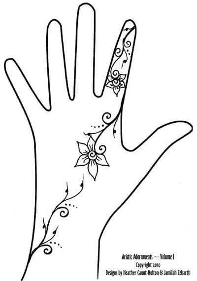 flower finger and hand design Hanna Tattoo, Henna Pictures, Cute Henna Tattoos, Henna Style Tattoos, Henna Tutorial, Henna Drawings, Henna Inspired Tattoos, Cute Henna, Tato Henna