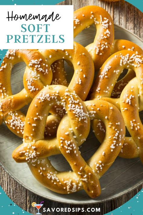 These tasty soft pretzels are just easy to make at home and turn out soft and chewy straight from the oven. | Pretzel Recipe | Homemade Pretzels | Snacks | Appetizers | Sourdough Pretzel Recipe, Sourdough Pretzel, Sourdough Pretzels, Beautiful Meals, Italian Accent, Pretzel Recipe, Hot Cheese, Homemade Soft Pretzels, Spicy Cheese