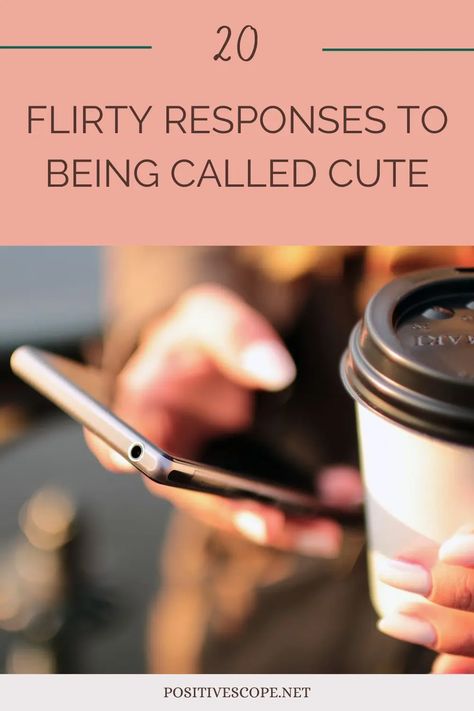 flirty responses to being called cute How To Respond To Compliments On Instagram, Responses To Your Pretty, How To Respond When Someone Calls You Pretty, How To Appreciate Someone, Flirty Responses, Sorry Text, You Are Handsome, Flirty Lines, Romantic Stuff