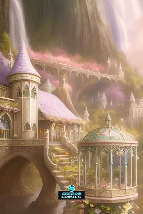 ELVEN VILLAGE Elven Village, Elven Kingdom, Elf City, Elven City, Wood Elf, High Elf, Mystical World, Entertainment Company, Story Setting