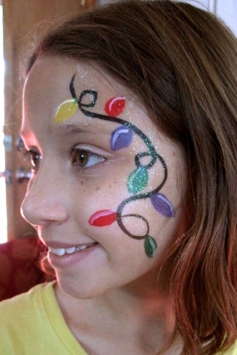 Cool Face Paint, Christmas Face Painting, Cheek Art, Face Painting Easy, Winter Face, Kids Face Paint, Face Paint Ideas, Face Paint Makeup, Tree Faces