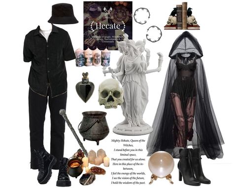 Cabin 20- Hecate Outfit | ShopLook Hecate Outfit Aesthetic, Hecate Goddess Outfit, Hecate Inspired Outfits, Hecate Outfits, Hecate Goddess Costume, Diy Goddess Costume, Cabin 20 Hecate, Cabin Outfits, Cabin Outfit